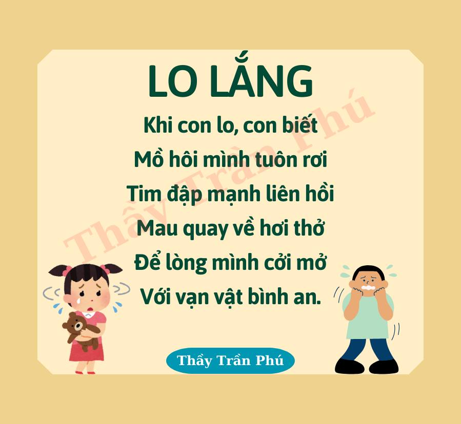 Những bài thơ giúp con rèn kỹ năng duy trì cảm xúc tích cực ❤️