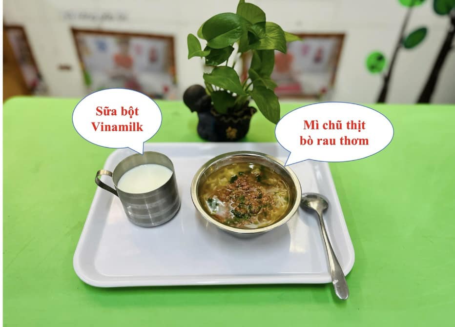 🥰🥰🥰 BỮA SÁNG CHO BÉ YÊU TẠI TRƯỜNG MẦM NON HOA HỒNG 😘😘😘