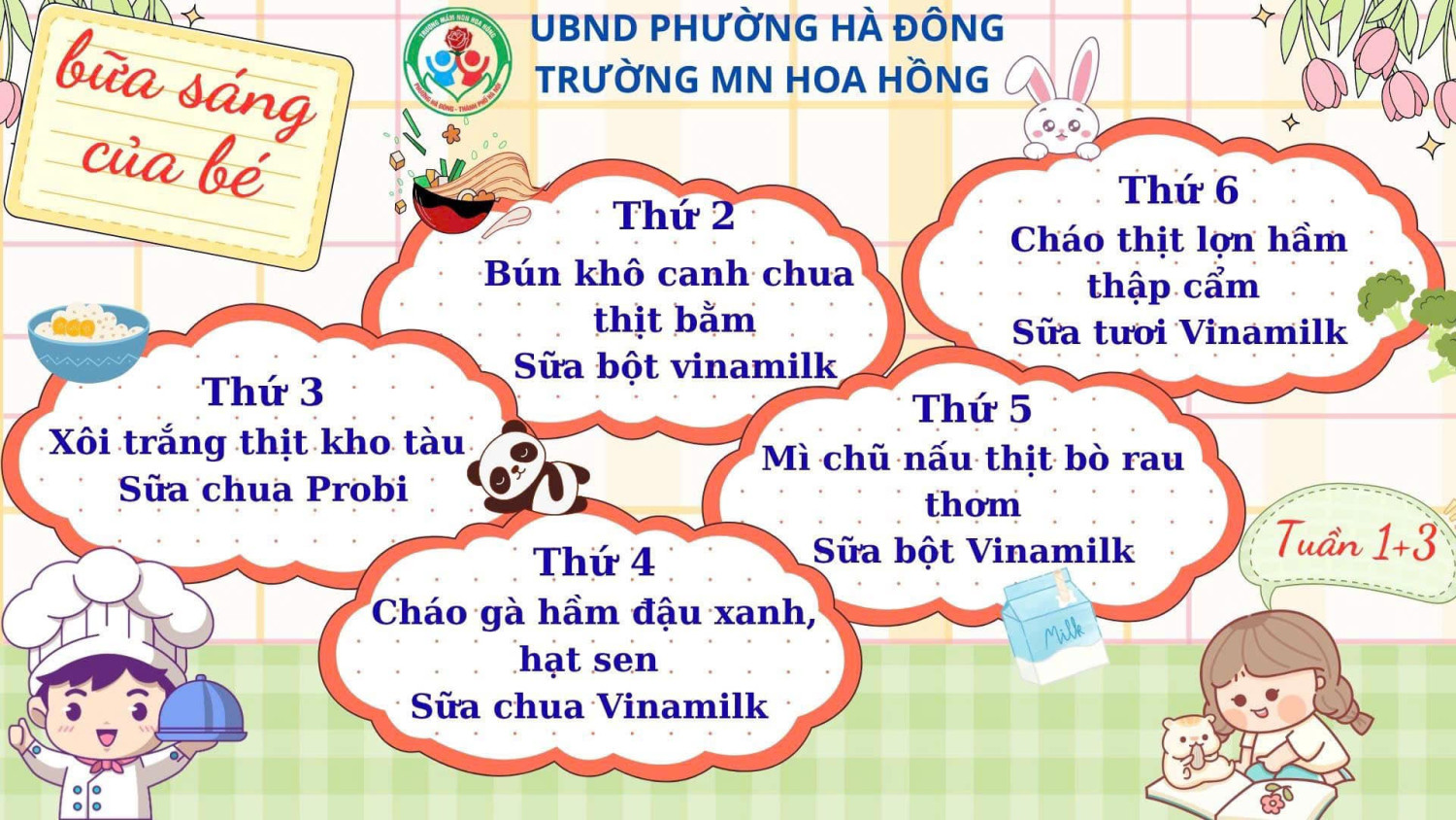 BỮA SÁNG – KHỞI ĐẦU MỘT NGÀY MỚI TRÀN ĐẦY NĂNG LƯỢNG CHO CÁC BÉ YÊU !