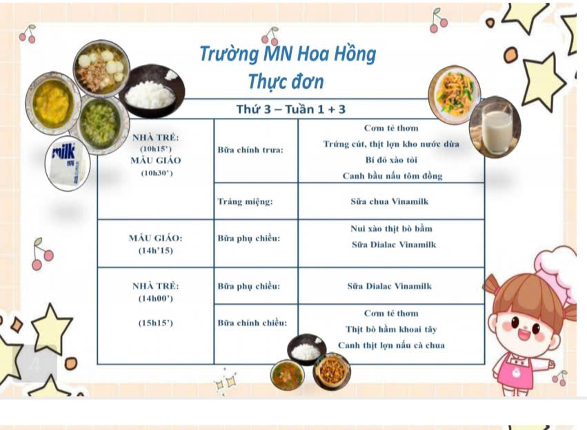 Thứ 3 tuần 1,3