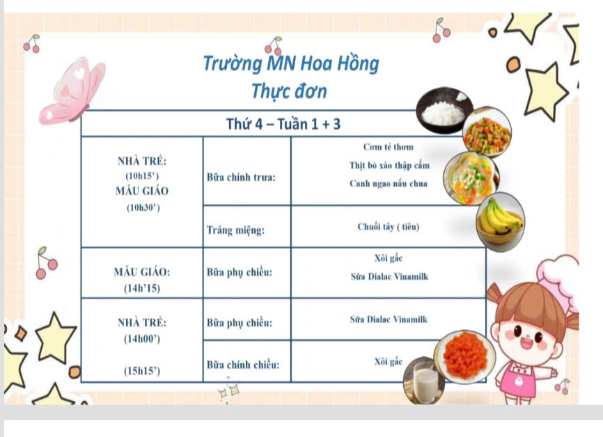 Thứ 4 Tuần 1,3