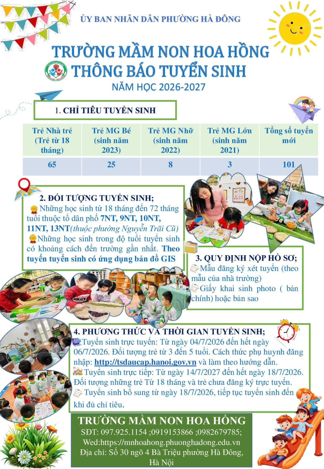 📢 THÔNG BÁO TUYỂN SINH NĂM HỌC 2026 – 2027