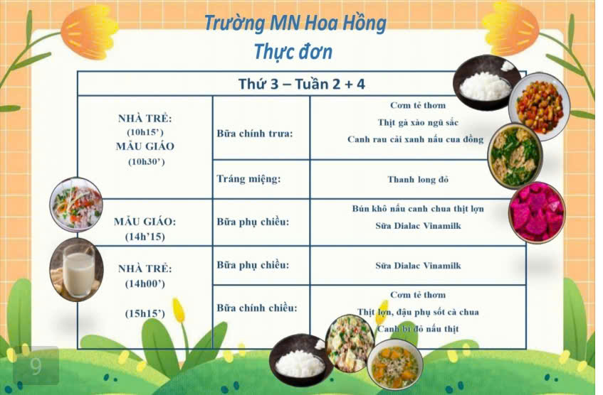 Thứ 3 tuần 2,4