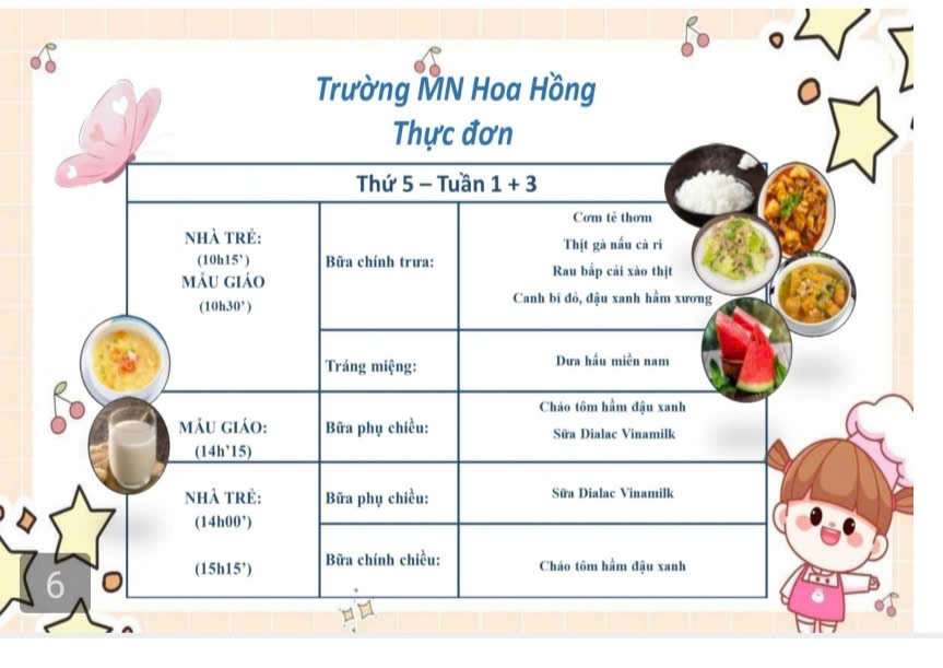 Thứ 5, tuần 1,3